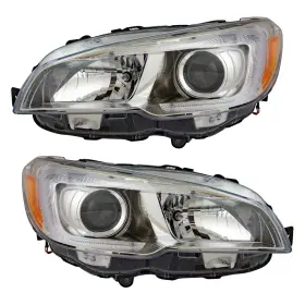 Hla89447 Trq For Subaru Wrx 15-21 Driver And Passenger Side Replacement Headlights