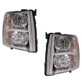 Hla95290 Trq For Chevy Silverado 2500 Hd 07-14 Driver And Passenger Side Replacement Headlights Hla95290 Trq For Chevy Silverado 2500 Hd 07-14 Driver And Passenger Side Replacement Headlights