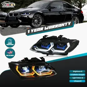 Tt-abc 3 E92 E93 2007-2010 2-door Led Headlights For Bmw Series Coupe Head Lamps Pair Tt-abc 3 E92 E93 2007-2010 2-door Led Headlights For Bmw Series Coupe Head Lamps Pair