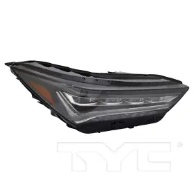 20-17953-90 Tyc Right Side Led Headlight Assy For Acura Mdx Type S 2022-2024 Black Without Logo