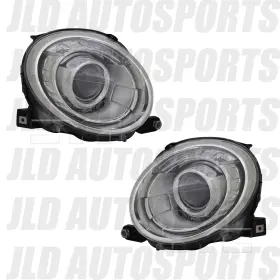 20-9375-00 Tyc Pair Right Left Side Projector Headlight Lamp Assembly For 2012-2019 Fiat 500