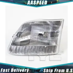 Aceszfz20250917-133 Tyc Headlight Assembly Left For 1997 1998 1999 2000 2001 2002 2003 Ford F-150
