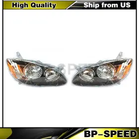 Bpspd210805107524-cp Tyc Fits Toyota Corolla 2 X Right Left Headlamp Assembly Bpspd210805107524-cp Tyc Fits Toyota Corolla 2 X Right Left Headlamp Assembly