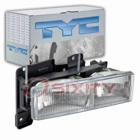 Sx-0128 Tyc Right Headlight Assembly For 1988-2000 Chevrolet C2500 Electrical En
