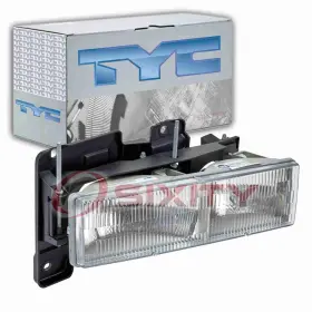 Sx-1607 Tyc Right Headlight Assembly For 1995-2000 Chevrolet Tahoe 5.7l V8 Ns