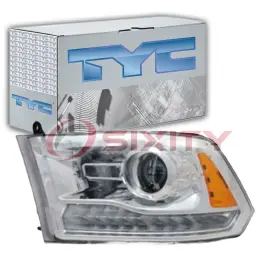 Sx-7910 Tyc Left Headlight Assembly For 2013-2015 Ram 3500 Electrical Lighting Body Dr