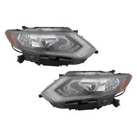 Vs-1027-20-9914-00 Tyc For Nissan Rogue 17-20 Headlight Set Driver And Passenger Side Replacement