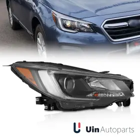 Uinautoparts 749510438773 For 2018-2019 Subaru Legacy Outback Halogen Headlights With Bulbs Right Passenger