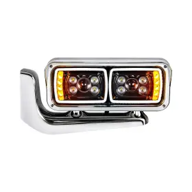 35777 United Pacific Headlight Assembly Black Clear Lens 2018-2007 Peterbilt 359 35777 United Pacific Headlight Assembly Black Clear Lens 2018-2007 Peterbilt 359