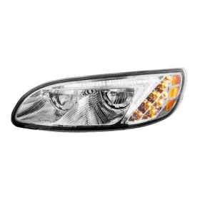 35883 United Pacific Headlight L/h Led Chrome Inner Housing With Turn 35883 United Pacific Headlight L/h Led Chrome Inner Housing With Turn