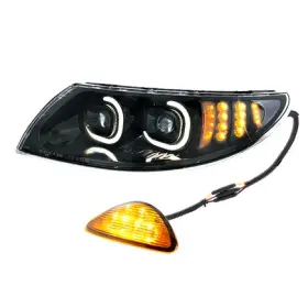 35991 United Pacific Headlight Assembly Driver Side Black Led Projector 35991 United Pacific Headlight Assembly Driver Side Black Led Projector