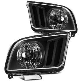 D162l176s Usdealsparts 2 Pcs Headlamp Left Right Headlight Assembly Kit For 2005-2009 Ford Mustang