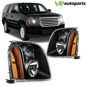 Va12820101p Vap-autoparts For Gmc Yukon Xl 1500 2500 2007-2014 Headlight Assembly Pair Clear Lens Headlamp Va12820101p Vap-autoparts For Gmc Yukon Xl 1500 2500 2007-2014 Headlight Assembly Pair Clear Lens Headlamp