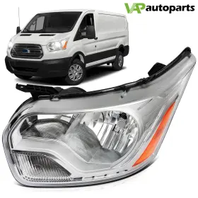Vap12901101s Vap-autoparts For Ford Transit 150 250 350 2015-2023 Chrome Housing Headlights Assembly Pair Vap12901101s Vap-autoparts For Ford Transit 150 250 350 2015-2023 Chrome Housing Headlights Assembly Pair