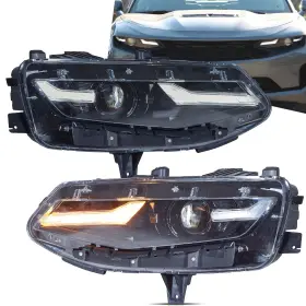 Vland Yaa-cmr-2061-fullled Full Led Headlights For Chevy Camaro 2019-2024 Coupe Convertible Dual Beam