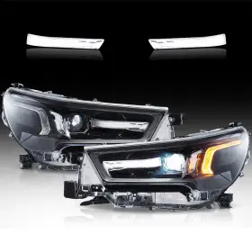 Yaa-hlx-2078-20 Vland Vlandus Pair For 2021-2024 Toyota Hilux Projector Led Headlights Assembly Lh&rh