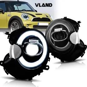Yaa-mn-0362 Vland Led Projector Headlights For 2007-2013 Bmw Mini Cooper R55/r56/r57/r58/r59 Yaa-mn-0362 Vland Led Projector Headlights For 2007-2013 Bmw Mini Cooper R55/r56/r57/r58/r59