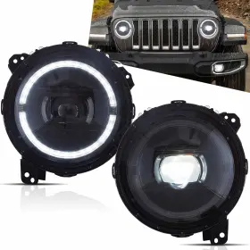 Yaa-mr-0313a Vland Led Head Front Lights For 2018-2024 Jeep Wrangler With Startup Animation Drl Yaa-mr-0313a Vland Led Head Front Lights For 2018-2024 Jeep Wrangler With Startup Animation Drl