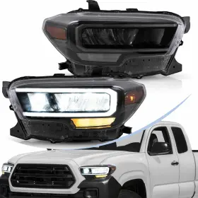 Yaa-tkm-0333 Vland Yaa-tkm-0333/0333a For 2015-2023 Toyota Tacoma Full Led Headlights / Tail Lights Reflector Yaa-tkm-0333 Vland Yaa-tkm-0333/0333a For 2015-2023 Toyota Tacoma Full Led Headlights / Tail Lights Reflector