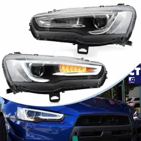 Yaa-ys-0162c-b Vland Headlights Led For 2008-2020 Mitsubishi Lancer Evo X Full Sequential A Set Yaa-ys-0162c-b Vland Headlights Led For 2008-2020 Mitsubishi Lancer Evo X Full Sequential A Set