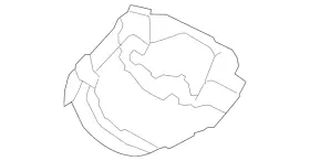 1c0-941-054 Volkswagen Genuine Headlamp Housing