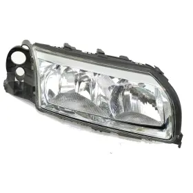 307444927 Volvo Oem Right 3-bulb Style Headlight Assembly With Silver Trim For S80 2004-2006