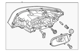 31420678 Volvo Genuine Headlamp Assembly