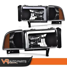 Zp-02hla3716bbk Vr Auto Parts Led Drl Headlight Lamps Black Fit For 1994-2002 Dodge Ram 1500 2500 3500 Pickup Zp-02hla3716bbk Vr Auto Parts Led Drl Headlight Lamps Black Fit For 1994-2002 Dodge Ram 1500 2500 3500 Pickup