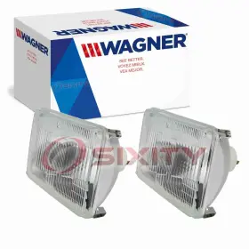 Sx-1y00 Wagner Lighting 2 Pc Low Beam Headlight Bulbs For 1977-1991 Mercury Capri Colony Park Yg