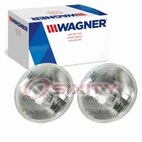 Sx-pyx7 Wagner Lighting 2 Pc Low Beam Headlight Bulbs For 1969-1971 Rover 2000 3500s Ty