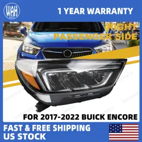 42679381 Wahparts For 2017-2022 Buick Encore Right Passenger Side Full Led Headlight Assembly