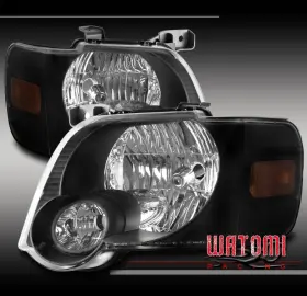 13452712 Watomiracing Auto Parts For 06-10 Ford Explorer/07 Sport Trac Crystal Headlights Lamps Black Left Right 13452712 Watomiracing Auto Parts For 06-10 Ford Explorer/07 Sport Trac Crystal Headlights Lamps Black Left Right