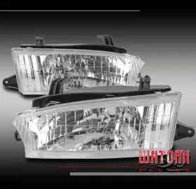 Su2502103 Watomiracing Auto Parts For 97-99 Subaru Legacy Replacement Headlights Headlamps Lamps Chrome Left Right Su2502103 Watomiracing Auto Parts For 97-99 Subaru Legacy Replacement Headlights Headlamps Lamps Chrome Left Right