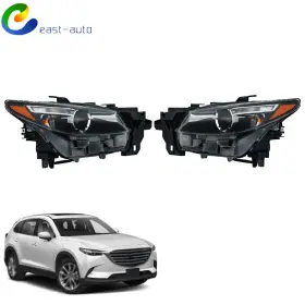 Ea1774036su Wflnhb Halogen Led Without Afs Black Housing Pair Headlight For Mazda Cx-9 2016-2022 2023 Ea1774036su Wflnhb Halogen Led Without Afs Black Housing Pair Headlight For Mazda Cx-9 2016-2022 2023