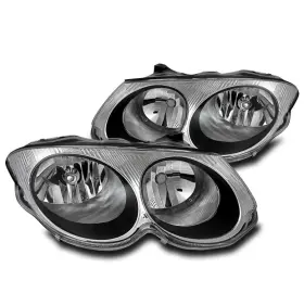 Ch2502126 Wtautopart Auto Parts For 99-04 Chrysler 300m Halogen Replacement Headlight Headlamp Chrome Lh Rh Pair