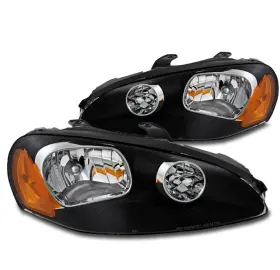 Mi2502134 Wtautopart Auto Parts For 03 04 05 Dodge Stratus R/t Se Sxt Coupe 2dr Headlights Lamp Black Left Right