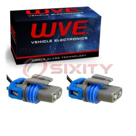 Sx-x1me Wve 2 Pc Wells Headlight Low Beam Light Connectors For 2000-2006 Lincoln Ls Dd