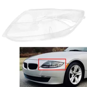 Wwwwriteus 550739532643 Front Headlight Lens Cover Lampshade Left For Bmw Z4 E85 2003-2008 Transparent