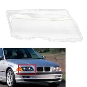 Wwwwriteus 636432438571 Car Front Headlight Lens Cover For Bmw 3 Series E46 4 Door Sedan 1998-2001 Right
