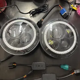 Hl-90w-g2-rgb Xprite 7 Inch 90w Led Rgb Halo Drl Headlights For 1997-2018 Jeep Wrangler Tj Lj Jk Hl-90w-g2-rgb Xprite 7 Inch 90w Led Rgb Halo Drl Headlights For 1997-2018 Jeep Wrangler Tj Lj Jk
