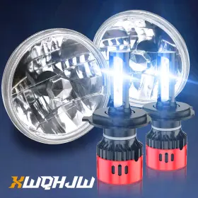 Xwqhjw 732493571919 70w 7-inch Led Headlight Hi/low Beam Drl Lamp