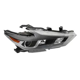 Yi187992t Yibei-tech For Nissan Maxima 2016-2018 Headlight Led Passenger Side Chrome Housing Clear
