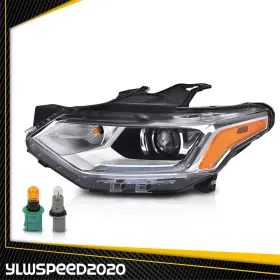V-02hla45j7awtl Ylwspeed20 Fit For 2018-2021 Chevy Traverse Hid Headlight Lamp Led Drl Left Driver Side