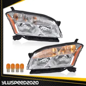 V-02hla45m2awt Ylwspeed20 Fit For 2013-2016 Chevy Trax Pair Halogen Headlamp Assembly Clear Headlight