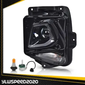 V-02hla45s8abkl Ylwspeed20 Hid Headlight Lamp Assembly Left Side With Bulbs Fit For 19-21 Chevy Blazer