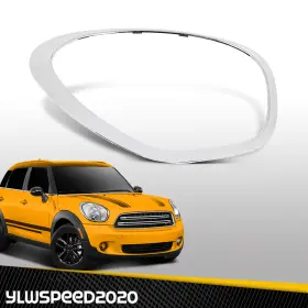 V-02hld1193aslr Ylwspeed20 Headlight Bezel Fit For 2011-2016 Mini Cooper Countryman Passenger Right Side
