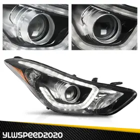 Yl20240930-3 Ylwspeed20 Fit For 14-16 Hyundai Elantra Led Drl Projector Headlight Right Passenger Side