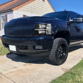 Ylw36128 Ylwspeed2000 Black Housing Clear Lens Led Drl Strip Headlights Set Fit For 2007-14 Silverado