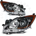 Black Headlights Assembly Front Left Right For 2013-2010 Mazda Hatchback New. Price: $127.59.