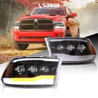 Amber Vland Full Led Reflector Headlights 2009-2018 For Dodge Ram 1500 2500 3500 New. Price: $589.99.